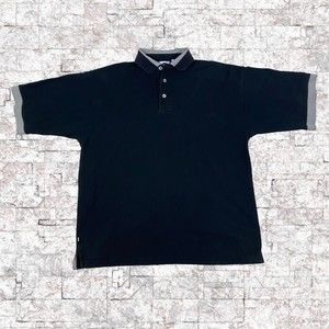 Mecca Shirt Mens XL Black Gray Polo Urban Wear Y2k Collared Street Wear Hip Hop